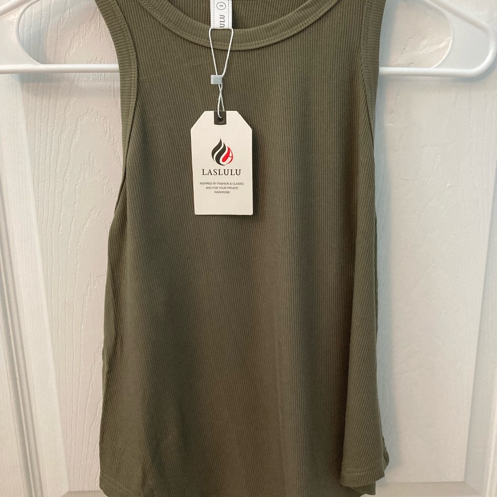 Laslulu Olive Women's Tank Top